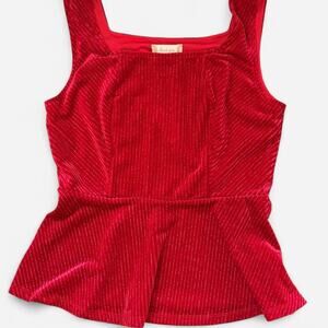 Altard state red glitter blouse